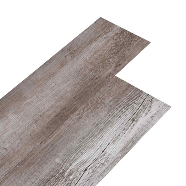 Plăci pardoseală autoadezive lemn maro mat 5,02 m² PVC 2 mm