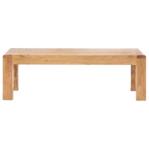 Masă de cafea 110x60x35cm lemn masiv acaciacu finisaj tip miere