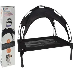 Pets Collection Pat/cort animale de companie, negru, 60×45 cm