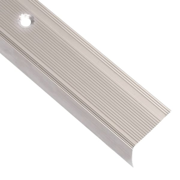 Profile trepte în formă de L, 30 buc. șampanie 67 cm aluminiu