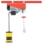 Troliu electric cu telecomandă wireless 1000 W 300/600 kg