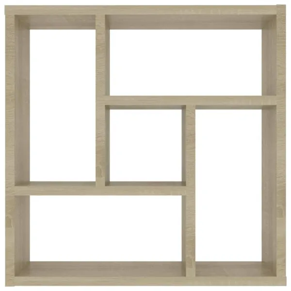 Raft de perete, stejar Sonoma, 45,1x16x45,1 cm, lemn prelucrat