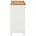 Dulap cu sertare, 80 x 35 x 75 cm, lemn masiv stejar