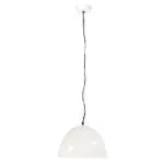 Lustră industrială vintage, 25 W, alb, rotund, 31 cm, E27