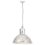 Lampă suspendată, 25 W, argintiu, rotund, 48 cm, E27