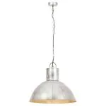 Lampă suspendată, 25 W, argintiu, rotund, 48 cm, E27