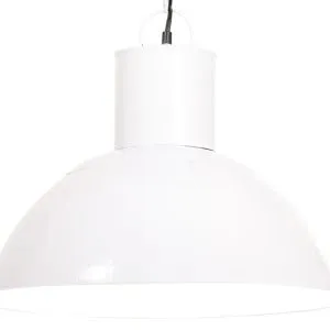 Lampă suspendată, 25 W, alb, rotund, 48 cm, E27