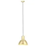 Lampă suspendată, 25 W, culoare alamă, rotund, 28,5 cm, E27