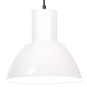 Lampă suspendată, 25 W, alb, rotund, 28,5 cm, E27