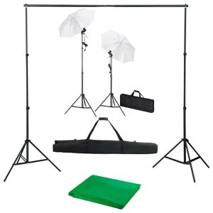 Kit studio foto cu fundal