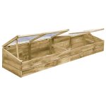 Sere, 2 buc., 200 x 50 x 35 cm, lemn de pin tratat