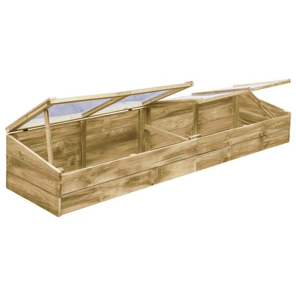 Sere, 2 buc., 200 x 50 x 35 cm, lemn de pin tratat