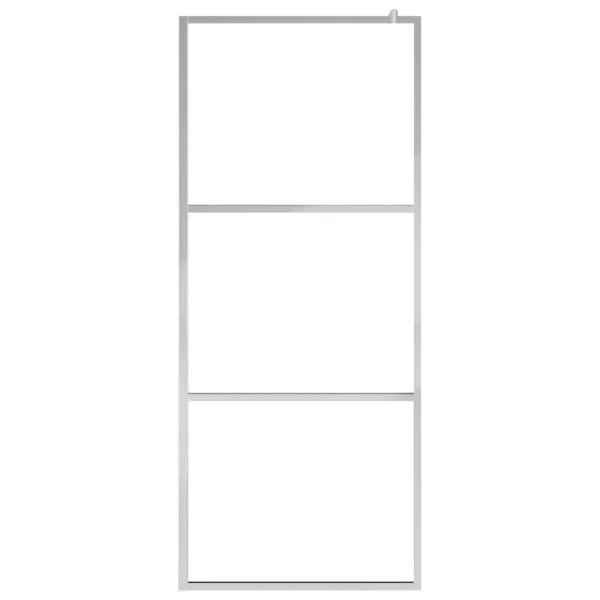 Paravan de duș walk-in, 90 x 195 cm, sticlă ESG transparentă