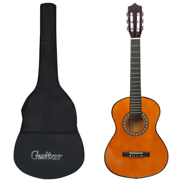 Chitară clasică pentru începători și copii, cu husă, 1/2 34″