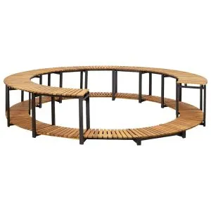 Mobilier de împrejmuire spa, 273×53 cm, lemn masiv de acacia