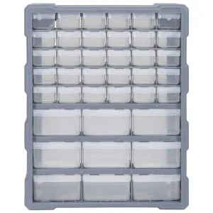 Organizator cu 39 de sertare, 38 x 16 x 47 cm