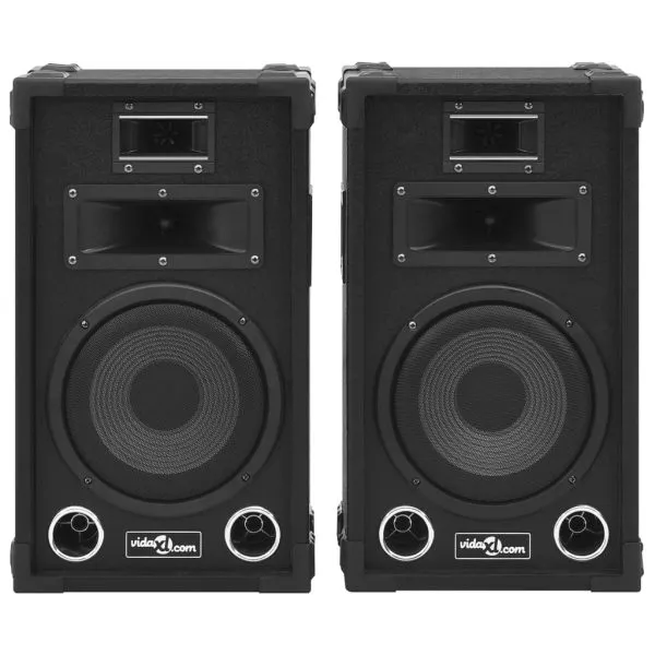 Boxe Hifi de scenă pasive profesionale, 2 buc., negru, 800 W