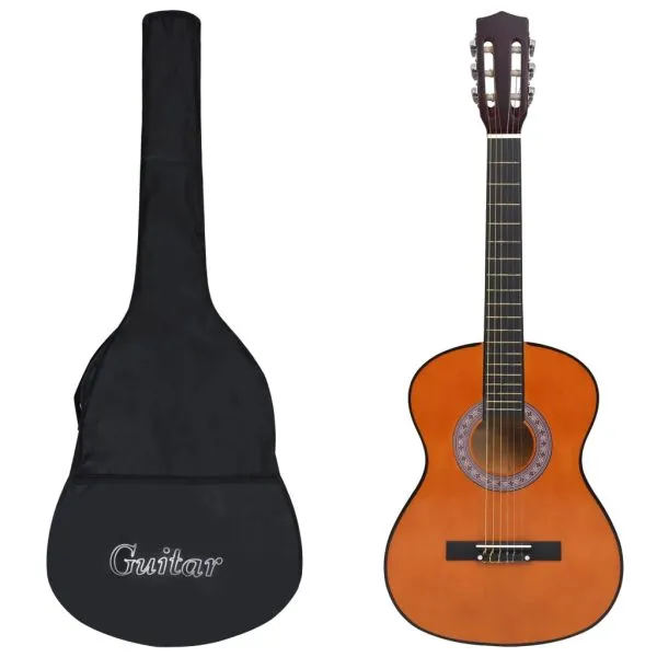 Chitară clasică pentru începători, cu husă, 3/4 36″