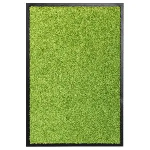 Covoraș de ușă lavabil, verde, 40 x 60 cm