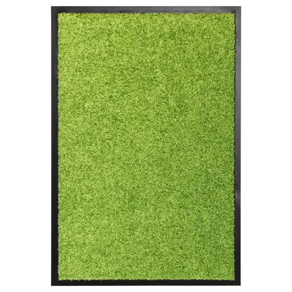 Covoraș de ușă lavabil, verde, 40 x 60 cm