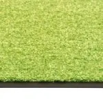 Covoraș de ușă lavabil, verde, 60 x 180 cm