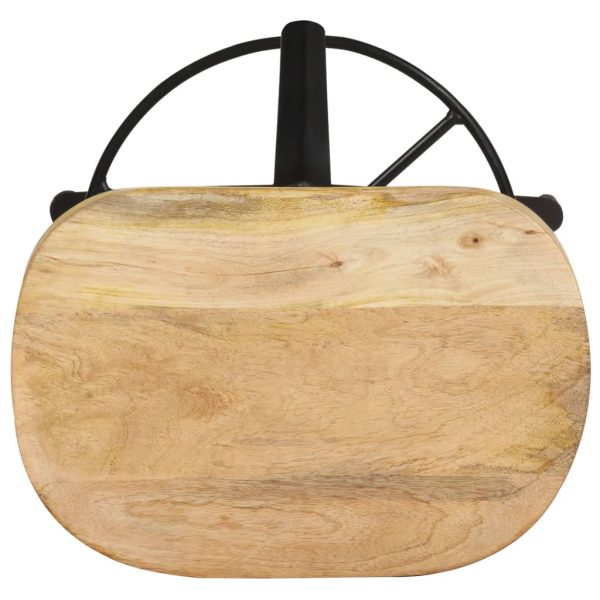 Scaune de bar, 2 buc., 66 cm, lemn masiv de mango
