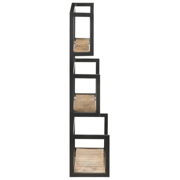 Raft de perete, 60x20x85 cm, lemn masiv de mango