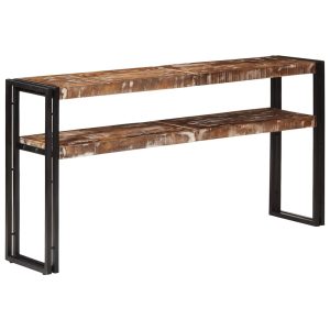 Masă consolă, 150x30x75 cm, lemn masiv reciclat