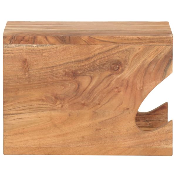 Suport bicicletă de perete, 35 x 25 x 25 cm, lemn masiv acacia