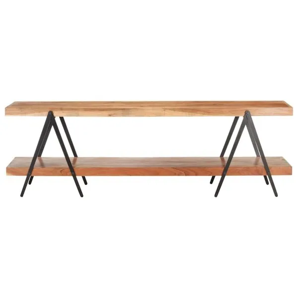 Comodă TV, 160 x 40 x 50 cm, lemn masiv de acacia
