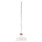 Lampă suspendată industrială, alb, 58 cm, E27