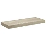 Raft de perete suspendat, stejar, 60×23,5×3,8 cm, MDF