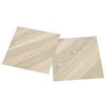 Plăci pardoseală autoadezive, 55 buc., bej dungi, PVC 5,11 m²