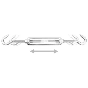 Set accesorii parasolar din oțel inoxidabil, 12 piese