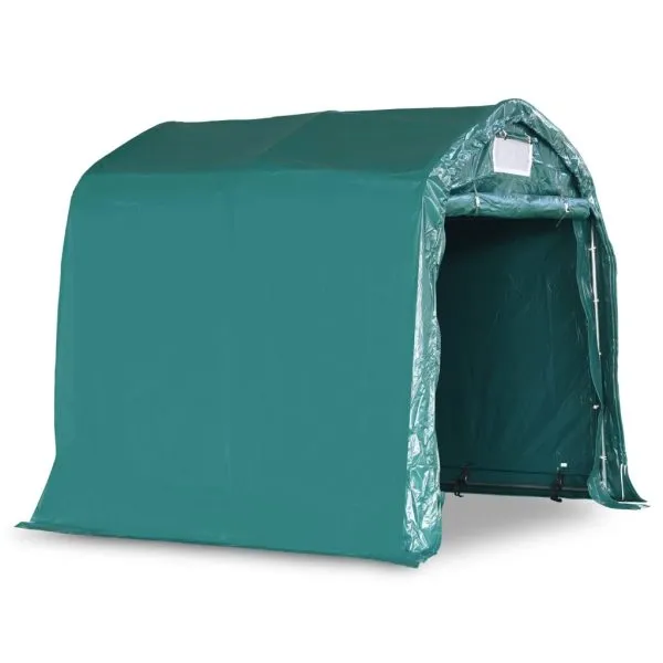 Cort de garaj, verde, 1,6 x 2,4 m, PVC