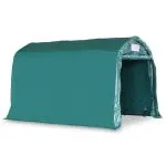 Cort de garaj, verde, 2,4 x 3,6 m, PVC