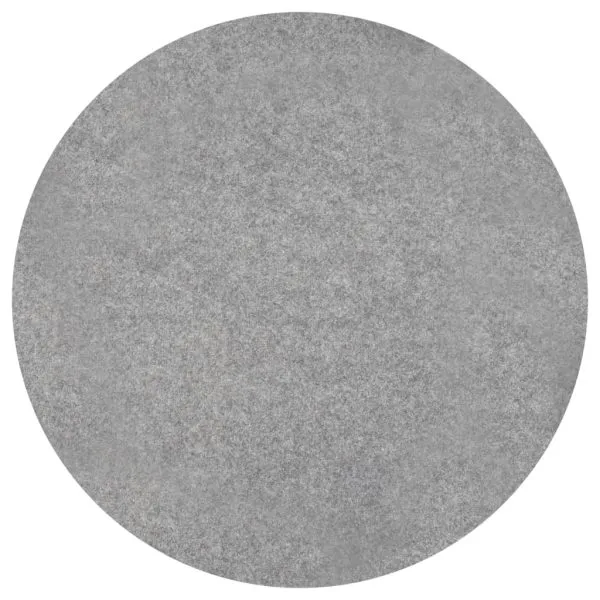 Gazon artificial cu crampoane, gri, diam. 95 cm, rotund