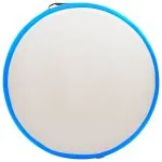 Saltea gimnastică gonflabilă cu pompă albastru 100x100x10cm PVC