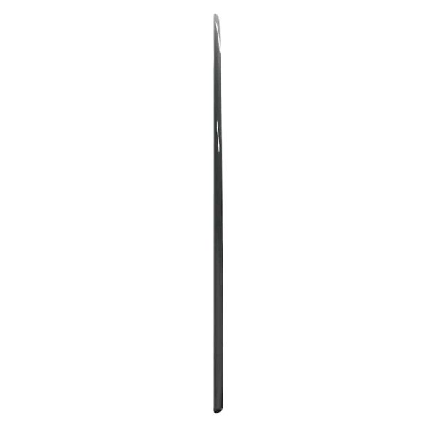 Placă de sticlă pentru șemineu, semi-rotundă, 1200×500 mm