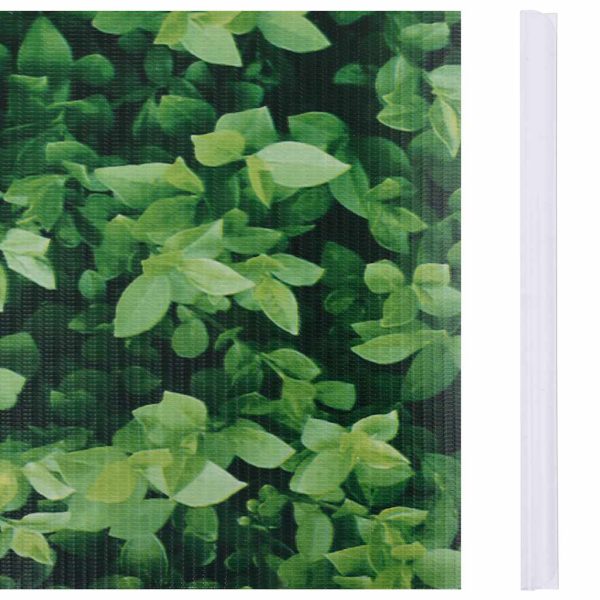 Panou de intimitate grădină, verde, 70 x 0,19 m, PVC