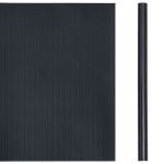 Panou de intimitate grădină, gri închis mat, 35 x 0,19 m, PVC