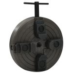 Mandrină pentru lemn 4 fălci conexiune M18 negru 150×63 mm oțel