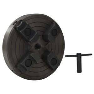 Mandrină pentru lemn 4 fălci conexiune M18 negru 150×63 mm oțel