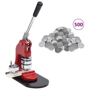 Presă insigne cu 500 piese de insignă cu agrafă