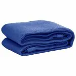 Covor pentru cort, albastru, 400×400 cm, HDPE