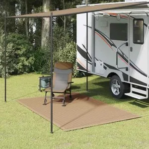 Covor pentru cort, gri taupe, 250×300 cm