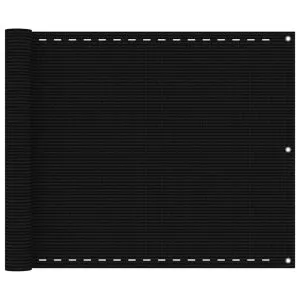 Paravan pentru balcon, portocaliu, 75×400 cm, HDPE
