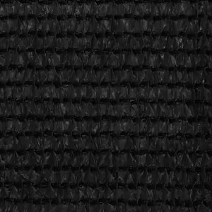 Paravan de balcon, negru, 120×300 cm, HDPE