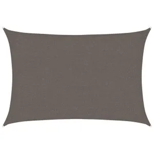 Pânză parasolar, antracit, 2 x 3 m, HDPE, 160 g/m²