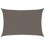 Pânză parasolar, antracit, 5×6 m, HDPE, 160 g/m²
